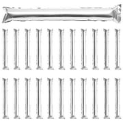 Viveous 24Pcs Thunder Sticks Bam Bam Noisemakers Cheerleading Clap Hands Outfit Boom Sticks for Cheering Basketball Football Party Team Silver